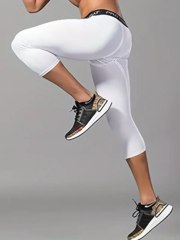 Pantalón capri de compresión para hombres - Image 3
