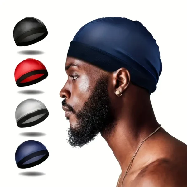 Gorro de compresión de seda para ondas - 4 unidades