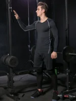 Conjunto deportivo de secado rápido para hombres - 3 piezas - Imagen 2