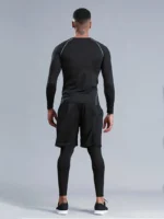 Conjunto deportivo de secado rápido para hombres - 3 piezas - Imagen 4