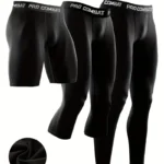 Pantalones de compresión para hombres - Set de tres