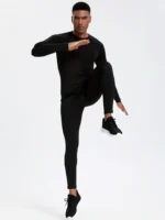 Pantalón de compresión sólido para hombres - Imagen 4