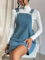 Vestido overall de tirantes