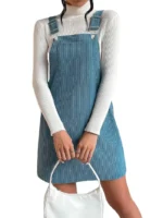 Vestido overall de tirantes - Imagen 3