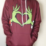 Sudadera con diseño de gesto de corazón