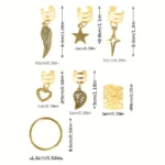 35 piezas de anillos para el cabello - Imagen 4