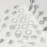 35 piezas de anillos para el cabello - Imagen 7