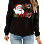 Sudadera estampada de Santa Claus