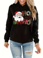 Sudadera estampada de Santa Claus