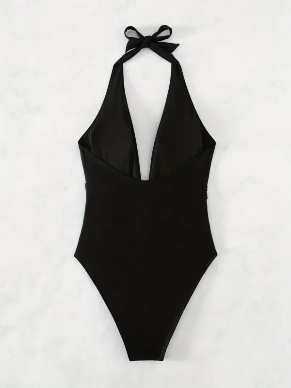 Traje de baño de una pieza con escote pronunciado en V - Image 5