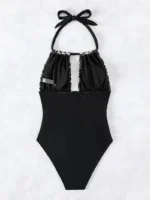 Traje de baño de una pieza con estampado de leopardo - Imagen 3