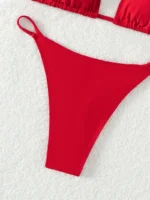 Bikini de dos piezas con tirantes dobles y lazo en la espalda - Imagen 7