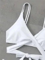 Conjunto de bikini cruzado en capas - Imagen 2