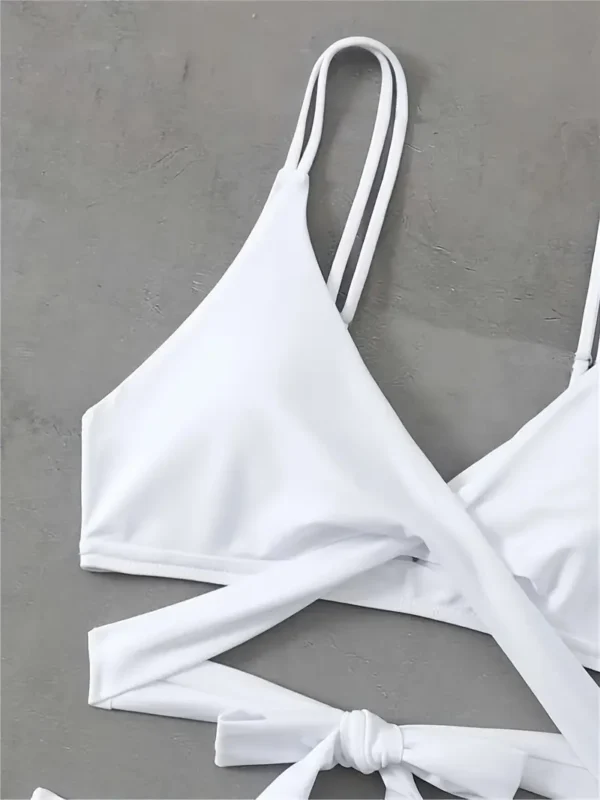 Conjunto de bikini cruzado en capas - Image 2