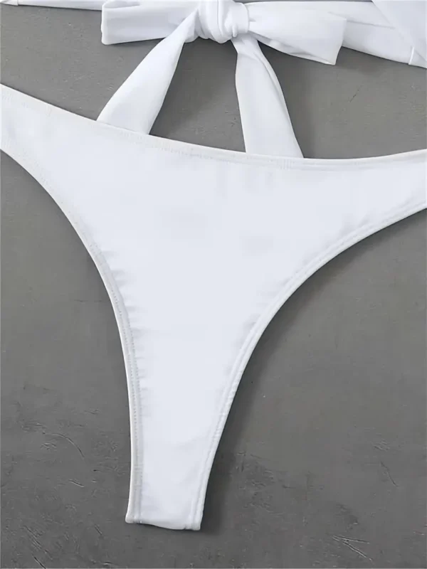 Conjunto de bikini cruzado en capas - Image 3