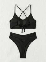 Bikini de dos piezas con atado cruzado en la espalda - Imagen 5