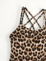 Traje de baño de una pieza con estampado de leopardo - Imagen 7