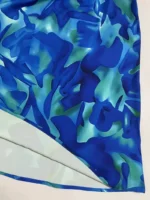 Vestido largo con estampado floral y escote en V - Imagen 5