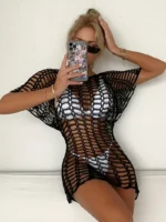 Salida para traje de baño de punto abierto - Imagen 3