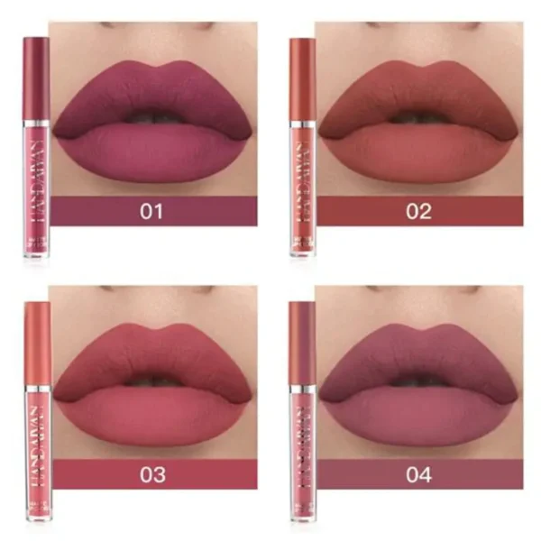 Set de 6 piezas de labiales impermeables de larga duración - Image 7