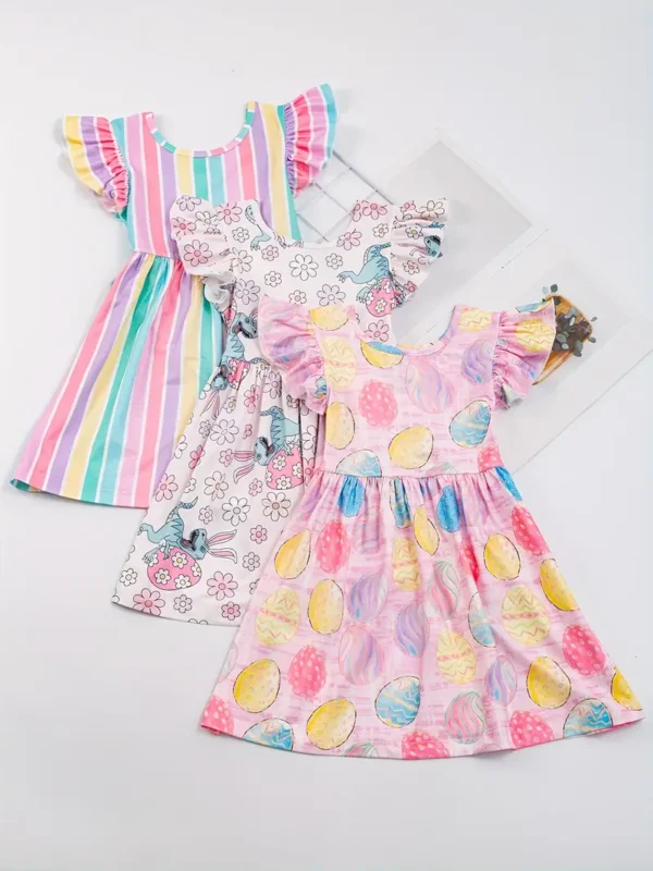 Vestido de manga con volantes - Image 2