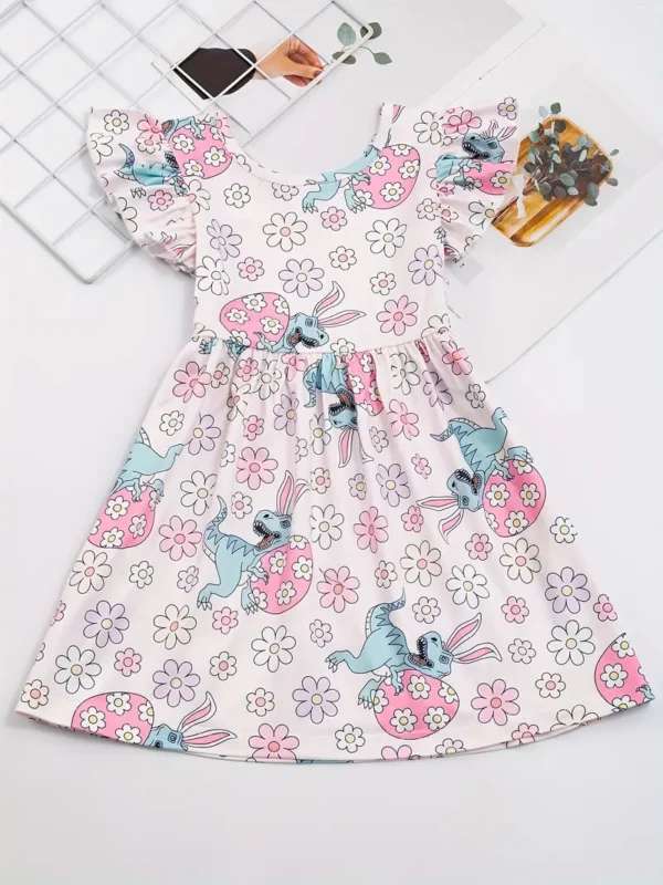 Vestido de manga con volantes - Image 3