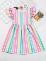 Vestido de manga con volantes - Imagen 8