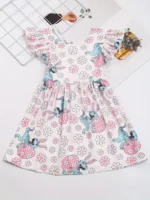 Vestido de manga con volantes - Imagen 10