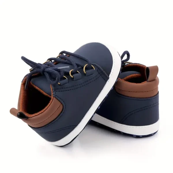 Zapatillas altas para niños con suela suave antideslizante - Image 3