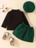Conjunto de ropa para niñas pequeñas de 3 piezas - Imagen 2