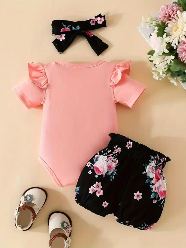 Conjunto para bebé niña - 3 piezas - Image 2