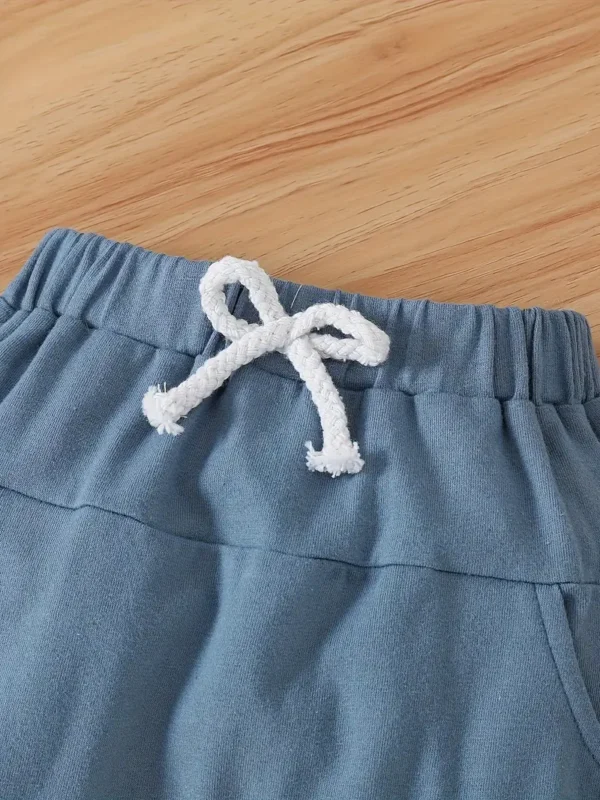 Conjunto de verano para bebé varón con estampado - 3 piezas - Image 5