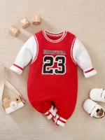Mameluco para bebé estilo baloncesto