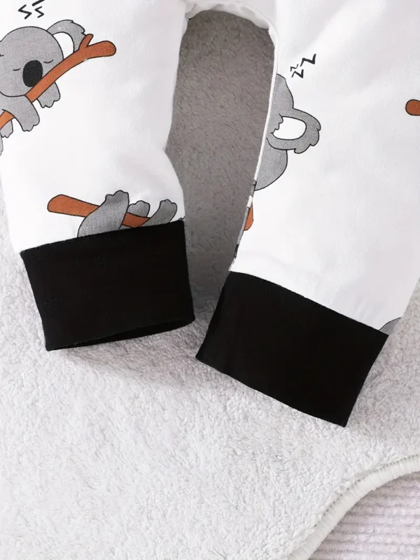 Conjunto de body de manga larga de algodón para bebé - Image 5