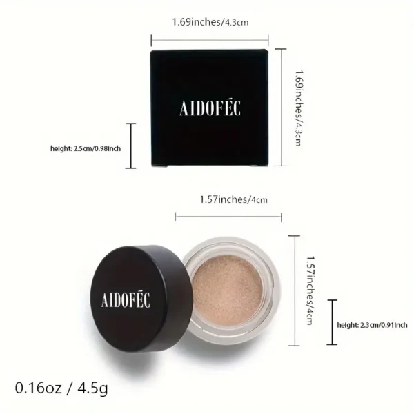 Sombra de ojos en gel con purpurina brillante - Image 5