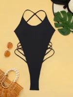 Traje de baño de una pieza con espalda descubierta - Imagen 5