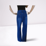 Jeans casuales de corte suelto y cintura alta - Imagen 2