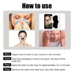 Tiras de limpieza profunda para puntos negros y acné - 10 piezas - Imagen 6