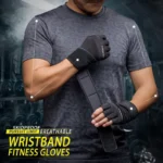 Guantes deportivos con protección para la muñeca y la palma - Imagen 2