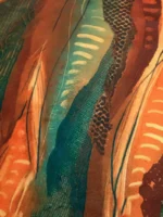 Blusa sin mangas con cuello halter y estampado de rayas - Imagen 6