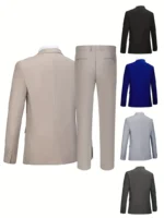 Conjunto de traje de tres piezas para hombre - Imagen 2