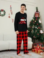 Pijama navideña de cuadros - Imagen 4