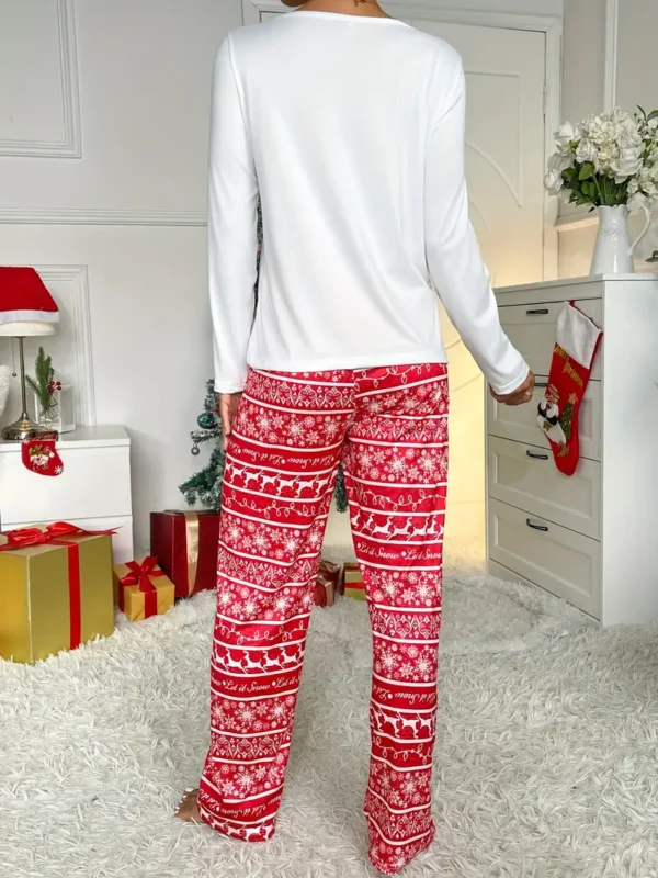Conjunto de pijama de reno navideño - Image 2