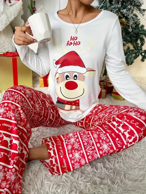 Conjunto de pijama de reno navideño - Image 5