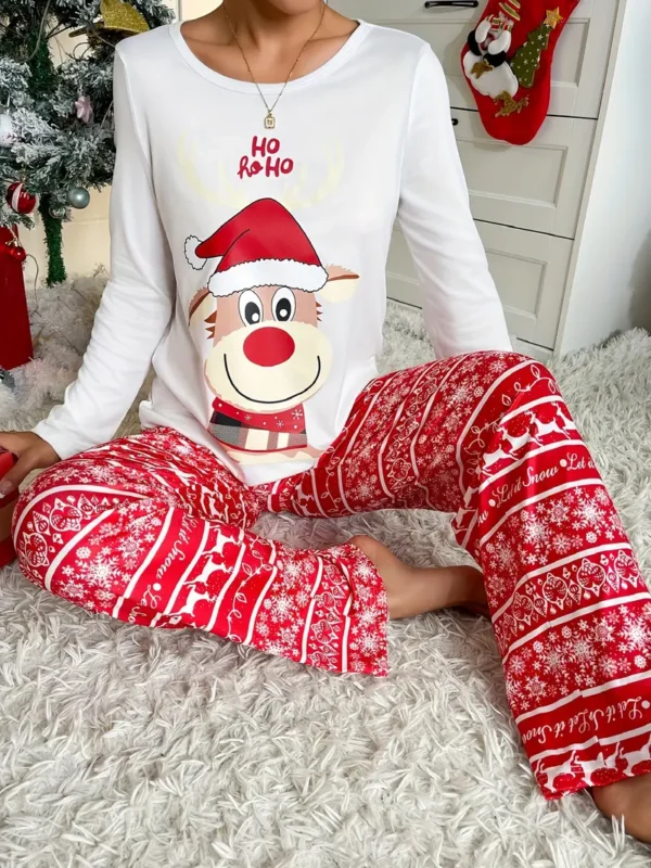 Conjunto de pijama de reno navideño - Image 6