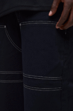 Pantalones carpenter baggy de sarga - Imagen 3