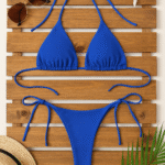 Bikini de dos piezas y tirantes halter