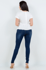 Jeans stretch ajustados con desgaste - Imagen 5