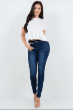 Jeans stretch ajustados con desgaste - Imagen 7