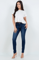 Jeans stretch ajustados con desgaste - Imagen 8